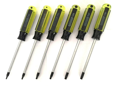 Juego 6 Destornillador Torx T10-30 Profesional Zona Norte