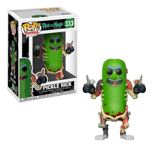 Pickle Rick Funko Pop 333 Rick Y Morty / Pepinillo Rick