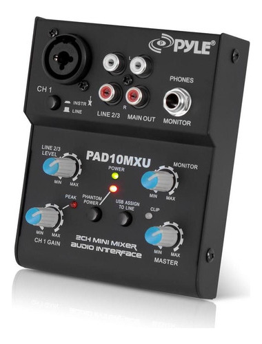 Mezclador De Audio Profesional Pyle-pro Pad10mxu