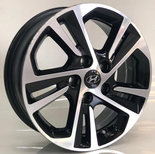 Rodas Hyundai Creta Prestige 2020 Aro 16 +bicos Cor Preto Diamantado