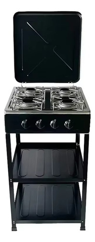 Cocina A Gas De Sobremesa 4 Quemadores Con Patas