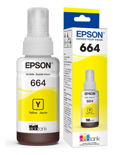 Tinta Epson T664 Para L110 L200 L210 L300 L350 L355 