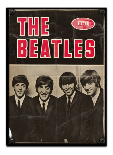 #704 - Cuadro Decorativo Vintage - The Beatles Rock Poster