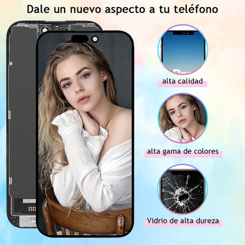 Pantalla Lcd Para iPhone 15 A2846 A3089 A3092 Original