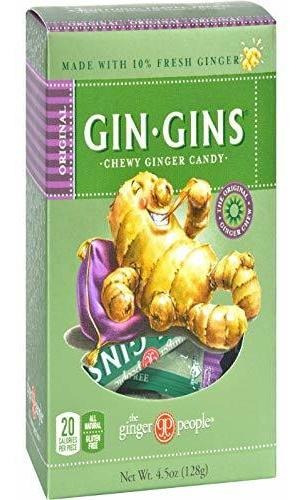 The Ginger People Original Ginebra Gins Chewy Ginger Candy -