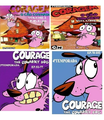 Dvd Coragem O Cão Covarde Completo Dublado