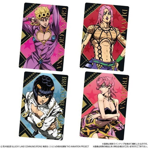 Imagen 7 de 10 de Sobres Jojo's Bizarre Adventure The Animation Special Wafer