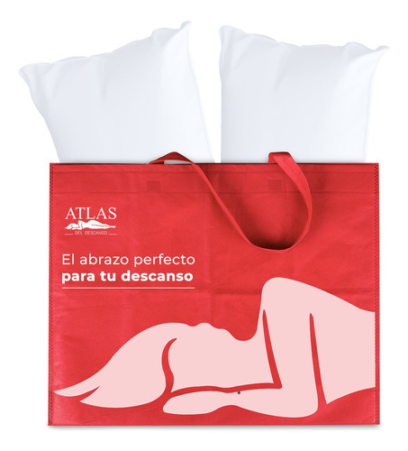 Almohadas 2 Pack Estándar, Confort Suave. Atlas Del Descanso