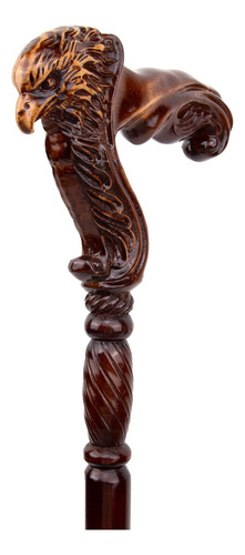 Prar Bastón Decorativo De Madera De Color Marrón Águila, 93