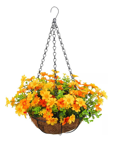 Cestas Colgantes De Flores Artificiales Y Macetas Colgantes