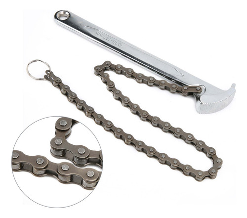Llave De Cadena De 9 Pulgadas, Ajustable, Con Trinquete Reve