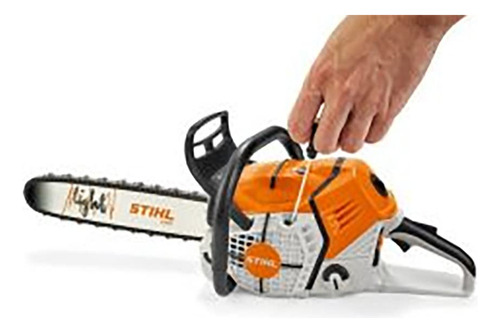 Motosserra De Brinquedo Stihl Operada Por Bateria Com Som Pa