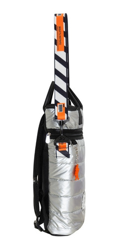 Imagen 10 de 10 de Mochila Matera Diamond Pop Plateado