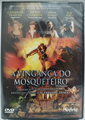Dvd A Vingança Do Mosqueteiro Original Novo Lacrado