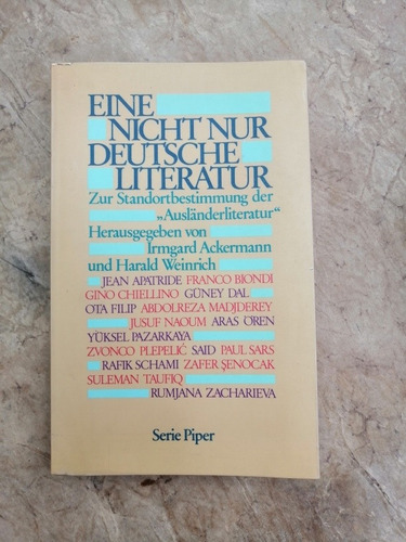 Eine Nicht Deutsche Literatura Zur Standorbestimmung