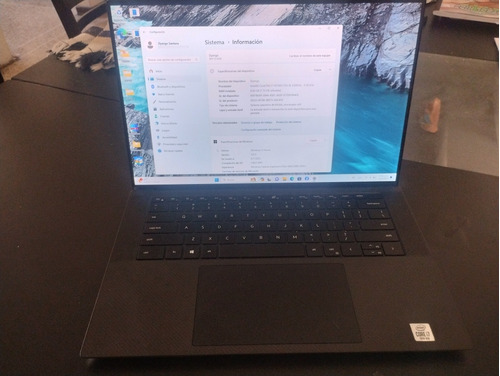 Laptop Dell Xps 15 9500 I7 