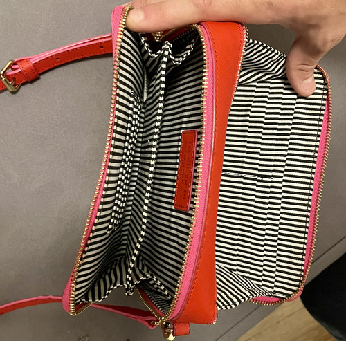 Cartera Pouch Claire Rosa Jackie Smith Rojo Lisa Rojo (Usado)