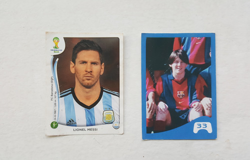 Figuritas Messi Mundial Brasil 2014 Panini Y Barcelona