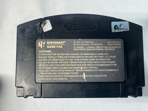 Turok Rage Wars Para Nintendo 64 Original (leer Descripción) (Usado)