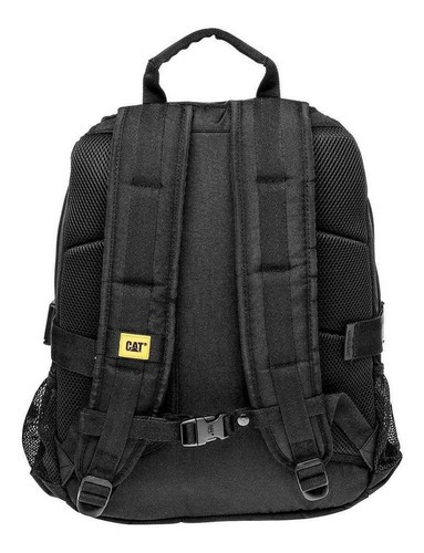 Mochila urbana CAT Brent color negro diseño polyester 600d 22L
