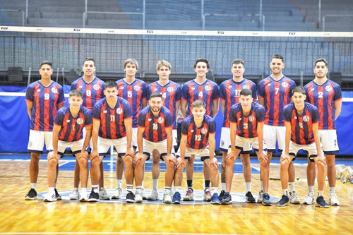 Imagen 2 de 4 de Camiseta Entrenamiento Roja Voley San Lorenzo Nr