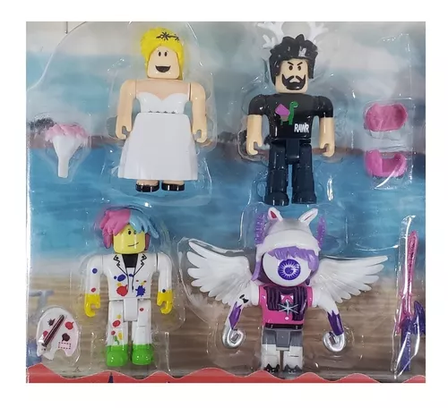 Kit roblox 4 personagens mais acessorios. em Promoção na Americanas