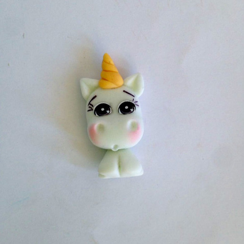 Moldes Silicona Prácticos Porcelana Fría Unicornio De 3 Cm