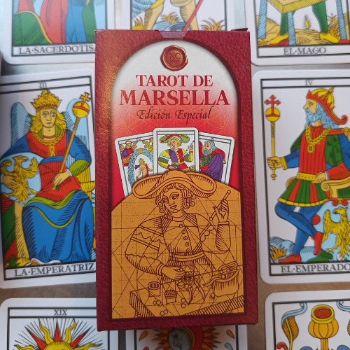 Combo Tarot Marsella Egipto Rider Plastificadas Con Guias