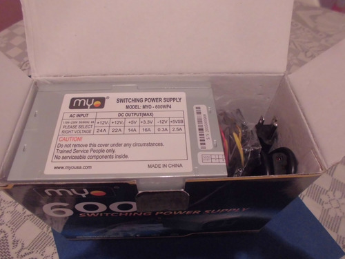 Fuente De Poder Marca Myo 600w