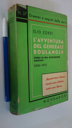 Imagen 1 de 2 de L´avventura Del Generale Boulanger - Elio Zorzi