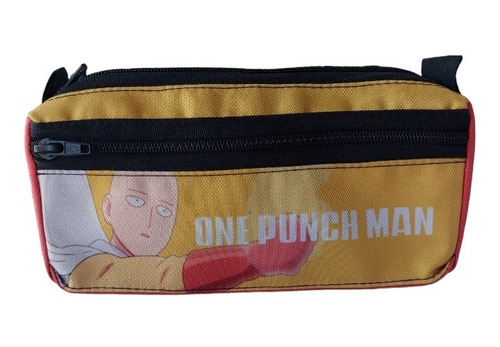 Cartuchera One Punch Man Anime Escolar Saitama Doble Cierre