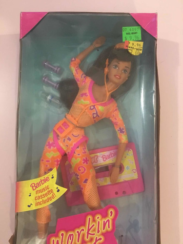 Imagem 2 de 5 de Barbie Teresa Workin' Out Ginastica 1996 80 90 Amiga Articu