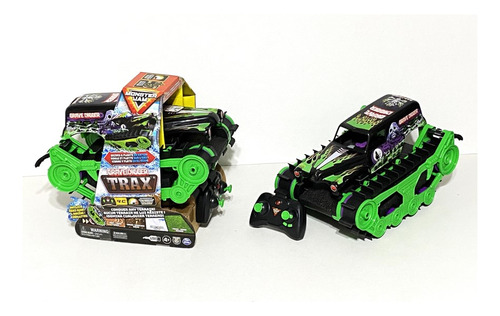 Vehículo Monster Jam Grave Digger Trax Todo Terreno Rc