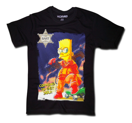 Camiseta Bart Hunter - The Simpsons - Hombre