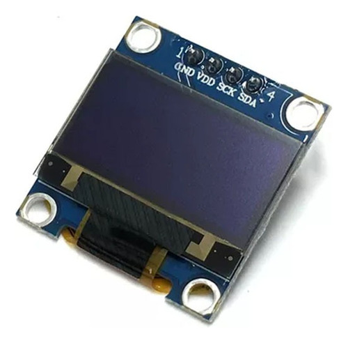 0.96  Pantalla Oled Arduino 128x64 I2c Color Azul