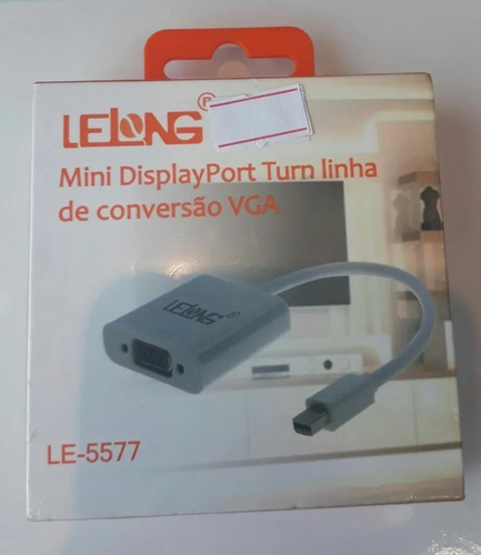 Imagem 4 de 6 de Mini Displayport Turn Linha De Conversão Vga Lelong Le-5577