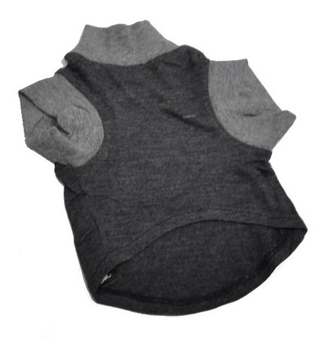 Imagen 2 de 2 de Ropa Para Perro Playera Gris Talla 2 (chica)