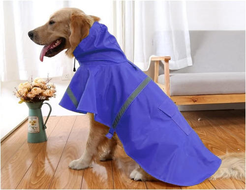 Capa Pilot Impermeable Para La Lluvia Para Perro Mascotas