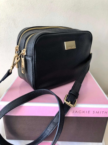 Jackie Smith Simona Negra Cartera Bandolera Cuero Caja Funda | Envío gratis