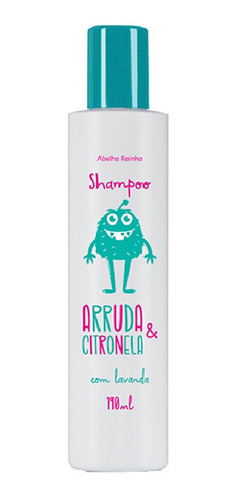 Shampoo Arruda, Citronela E Lavanda Abelha Rainha