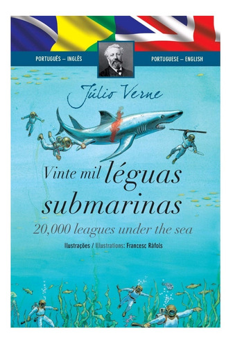 Livro Vinte Mil Léguas Submarinas Bilingue