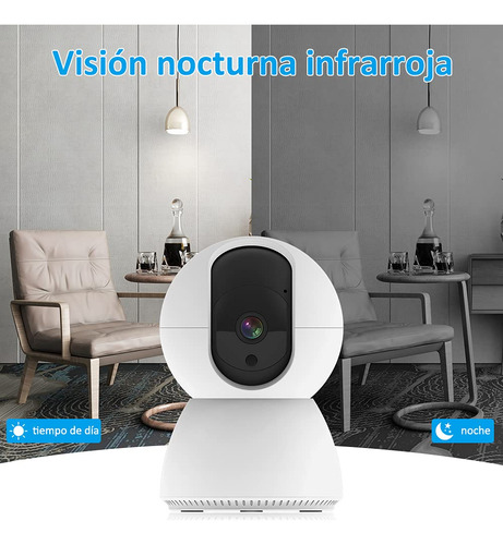 Cámara De Seguridad Interior 2k 3mp Wifi Detección Movimient