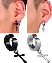 Comprar Aretes Presión Argolla Acero Resistente Piercing Moda Unisex