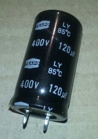 Capacitor Electrolítico 120mf 400v