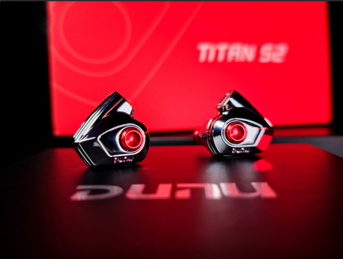 Fone De Ouvido In-ear Dunu Titan S2 Dual Magnetic Hi-res Cor Prateado