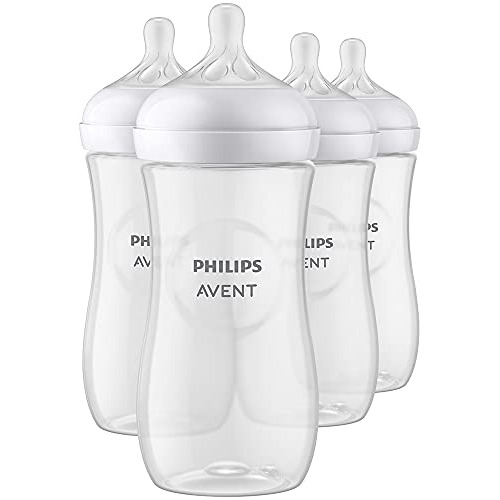 Philips Avent. Biberon Natural De 11 Onzas, 4 Unidades