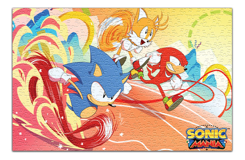 Quebra-cabeça Personalizado Sonic Mania 120 Peças