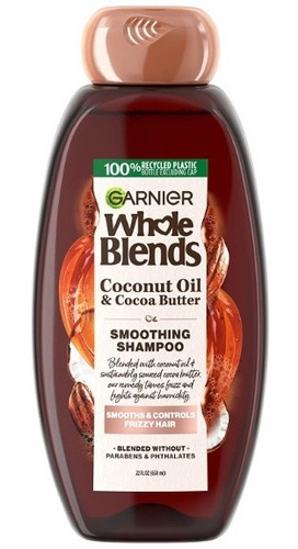 Shampoo Rizos Garnier Whole Blends Aceite Coco Y Cacao 650ml