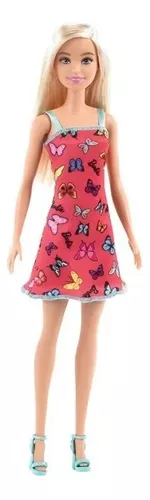 Boneca Barbie Fashion Loira Vestido Rosa Mattel Original em Promoção na  Americanas