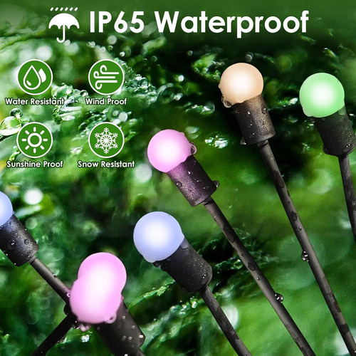 Solar Lights Pack Of 4 Power-powered Firefly Lights